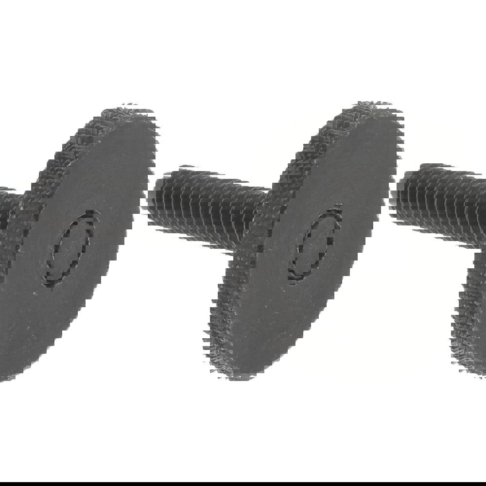 12L14 Steel Thumb Screw: #10-24, Knurled Head