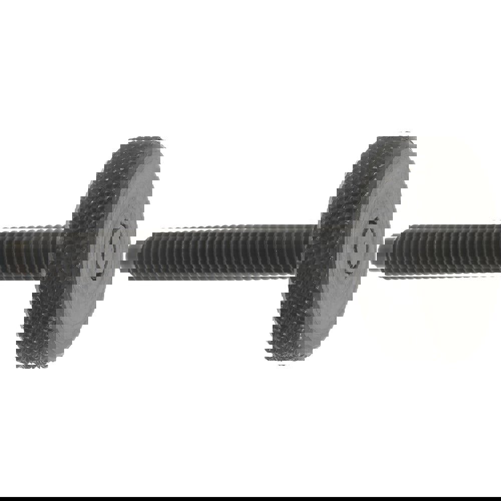 12L14 Steel Thumb Screw: #10-32, Knurled Head