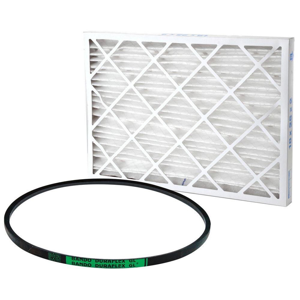 Belts; Belt Type: Standard ; Belt Section: 4L ; Belt Width (Inch): 1/2 ; Resistance Features: Ozone-Resistant ; Color: Black ; Standards: RMA; ASHRAE 52.2-2012; UL 900
