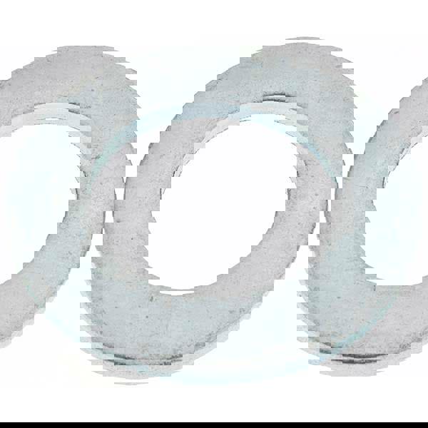 M24 Screw Standard Flat Washer: Steel, Zinc-Plated