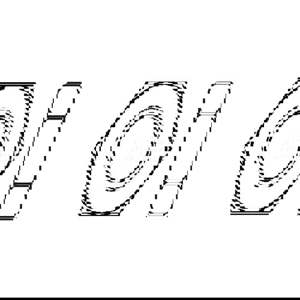 M16x2.00 Metric Coarse Steel Right Hand Hex Jam Nut