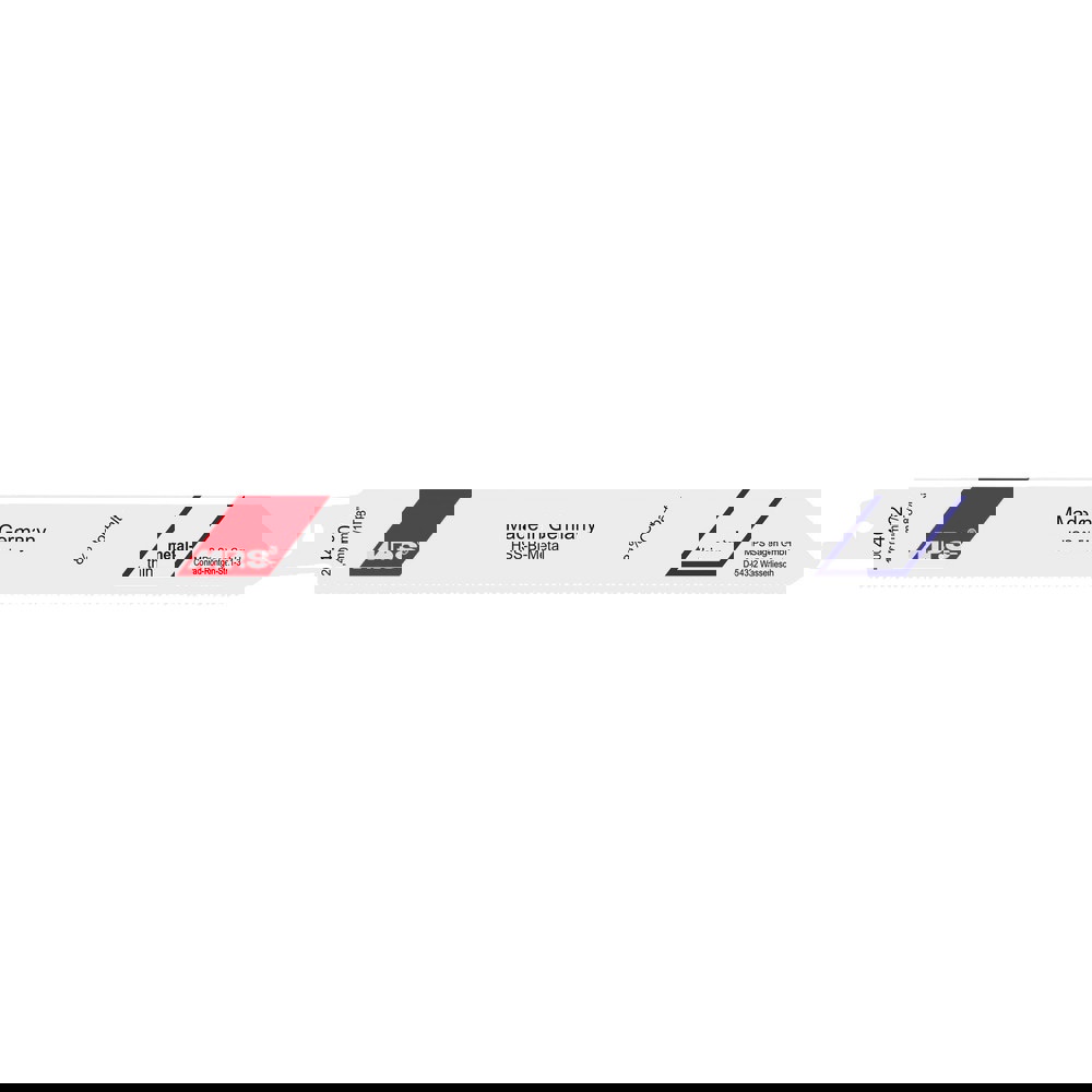 Reciprocating Saw Blades; Blade Material: Bi-Metal ; Blade Length (Decimal Inch): 7.8740 ; Blade Width (Decimal Inch): 0.7480 ; Teeth Per Inch: 18 ; Blade Thickness (Decimal Inch): 0.0350 ; Profile Shape: Straight; Tapered