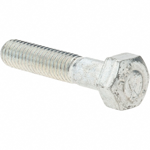 Hex Head Cap Screw: M6 x 1.00 x 30 mm, Grade 8.8 Steel, Zinc-Plated