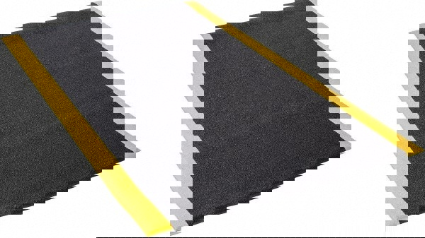 Anti-Fatigue Mat: 5' Long, 3' Wide, 3/8 Thick, Urethane, Rounded Edges, Light-Duty