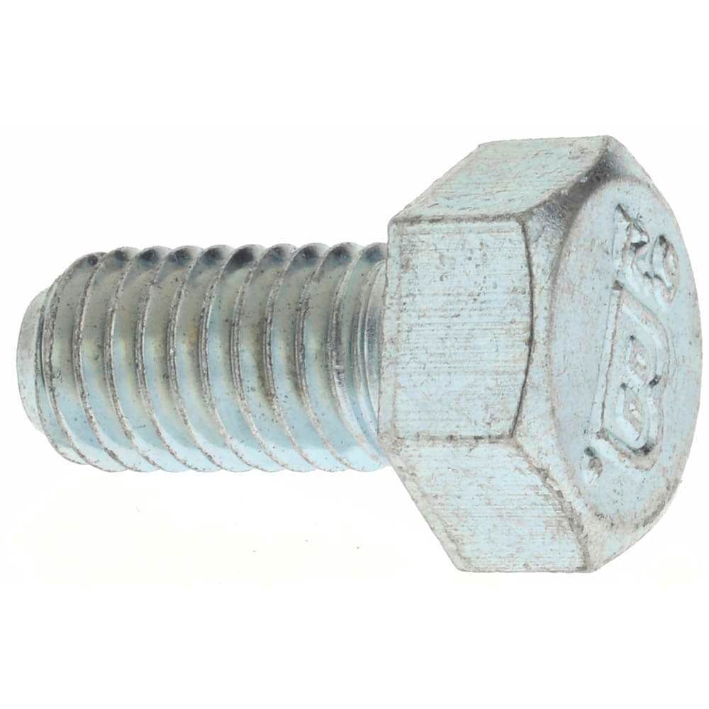 Hex Head Cap Screw: 16.00 mm, 12.9 Material Grade, Steel, Zinc Finish