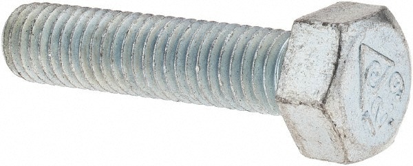 Hex Head Cap Screw: 35.00 mm, 12.9 Material Grade, Steel, Zinc Finish