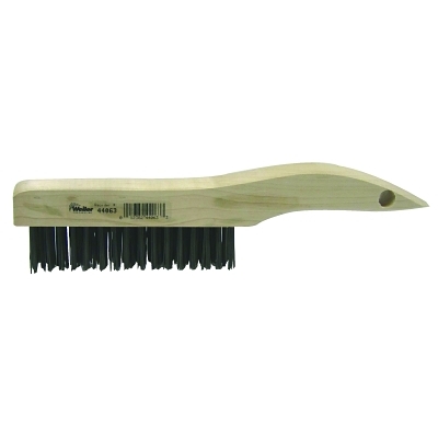 Scratch Brush: 4 Row, 16 Column, Steel