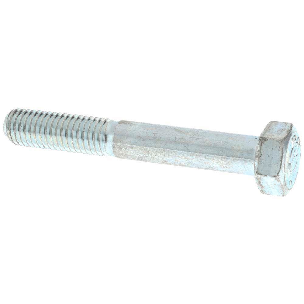 Hex Head Cap Screw: M10 x 1.50 x 70 mm, Grade 8.8 Steel, Zinc-Plated
