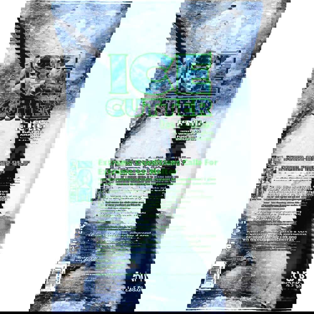 Ice & Snow Melter & De-Icer: Calcium Chloride, Potassium Chloride & Magnesium Chloride, Granular, 50 lb Bag