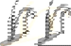 Single Handle Kitchen Faucet with Side Spray in Brilliance Stainless