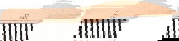 Scratch Brush, 1 Rows, 17 Columns, Steel