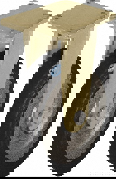 Rigid Top Plate Caster: Solid Rubber, 10