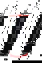 Air-Operated Pump: 5 cu in/min, Grease Lubrication, Aluminum