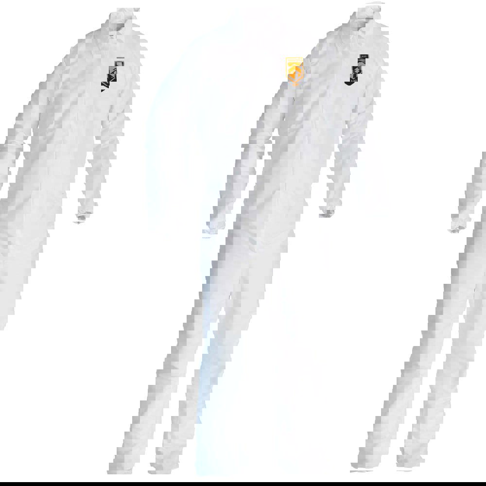 Disposable Coveralls: Liquid & Splash, Size 2X-Large, 1.90 oz, Kleenguard Select, Zipper Closure