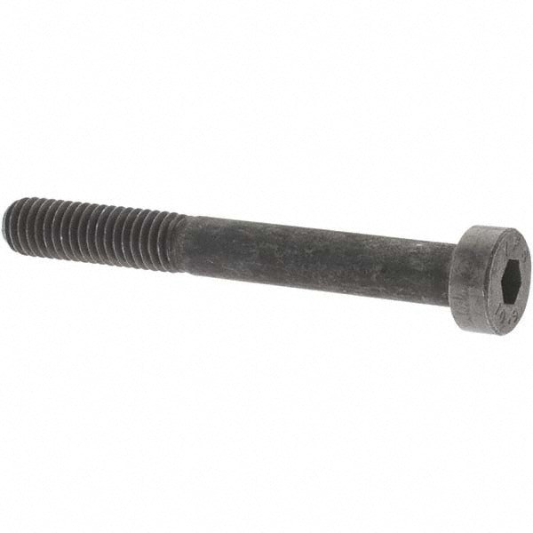 Hex Socket Cap Screw: M6x1 x 50.00 mm, Low Socket Cap, Alloy Steel, Black Oxide Finish