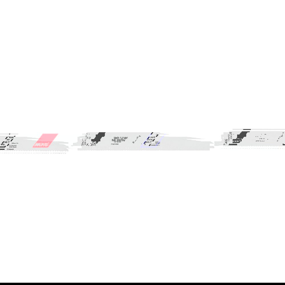 Reciprocating Saw Blades; Blade Material: Bi-Metal ; Blade Length (Decimal Inch): 11.8110 ; Blade Width (Decimal Inch): 0.7480 ; Teeth Per Inch: 10-14 ; Blade Thickness (Decimal Inch): 0.0350 ; Profile Shape: Straight; Tapered