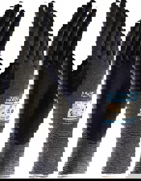 Cut, Puncture & Abrasive-Resistant Gloves: Size XL, ANSI Cut A3, ANSI Puncture 2, Nitrile, Nylon & Spandex