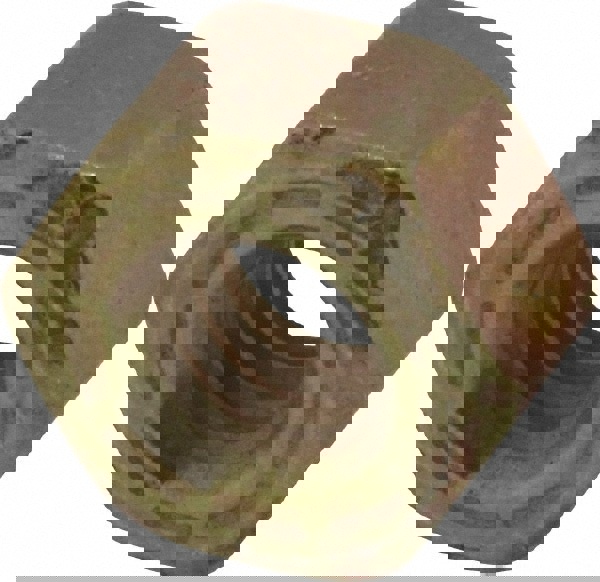 Hex Nut: 1/4-20, Grade L9 Steel, Zinc Yellow Dichromate Cad & Waxed Finish