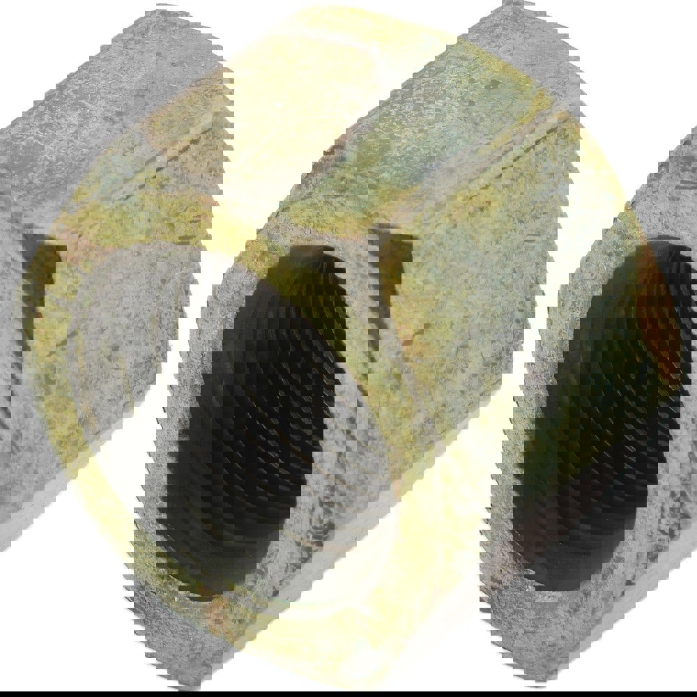 Hex Nut: 5/8-18, Grade L9 Steel, Zinc Yellow Dichromate Cad & Waxed Finish