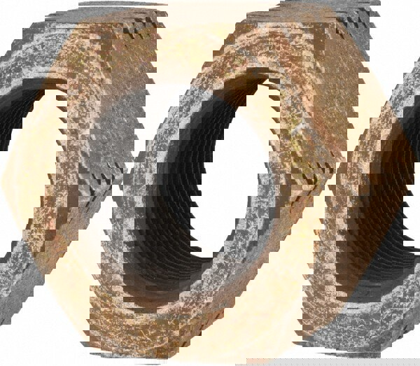 Hex Nut: 1-1/4 - 12, Grade L9 Steel, Zinc Yellow Dichromate Cad & Waxed Finish