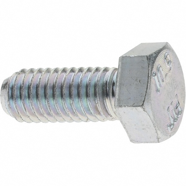 Hex Head Cap Screw: M5 x 0.80 x 12 mm, Grade 10.9 Steel, Zinc-Plated