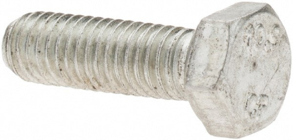 Hex Head Cap Screw: M5 x 0.80 x 16 mm, Grade 10.9 Steel, Zinc-Plated