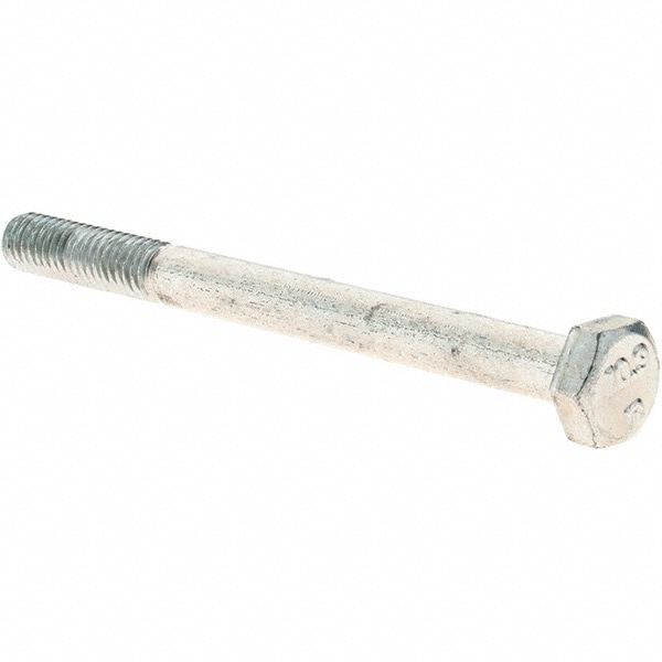 Hex Head Cap Screw: M6 x 1.00 x 70 mm, Grade 10.9 Steel, Zinc-Plated