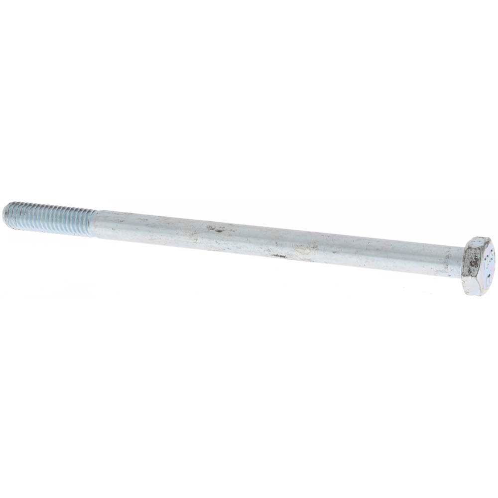 Hex Head Cap Screw: M6 x 1.00 x 100 mm, Grade 10.9 Steel, Zinc-Plated