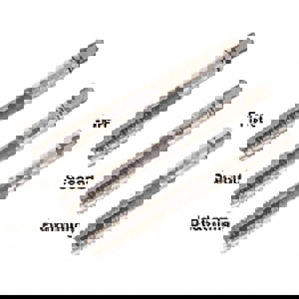 Tap Set: M4.5 x 0.75 Metric Coarse, 3 Flute, High Speed Steel