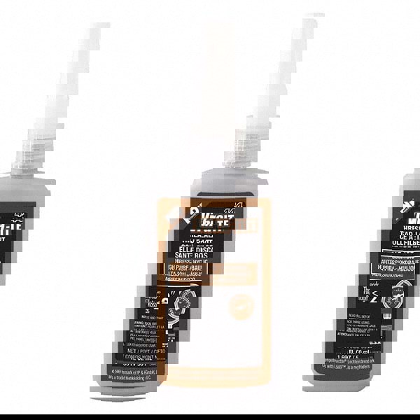 Threadlocker: Brown, Liquid, 50 mL, Bottle