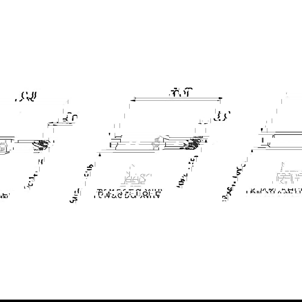 Spiral Flute Tap: M4.5 x 0.75, Metric Coarse, 3 Flute, 6H Class of Fit, High Speed Steel, Black Oxide Finish