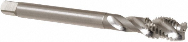 Spiral Flute Tap: M12 x 1.75, Metric Coarse, 3 Flute, Modified Bottoming, 6H Class of Fit, Cobalt, Bright/Uncoated