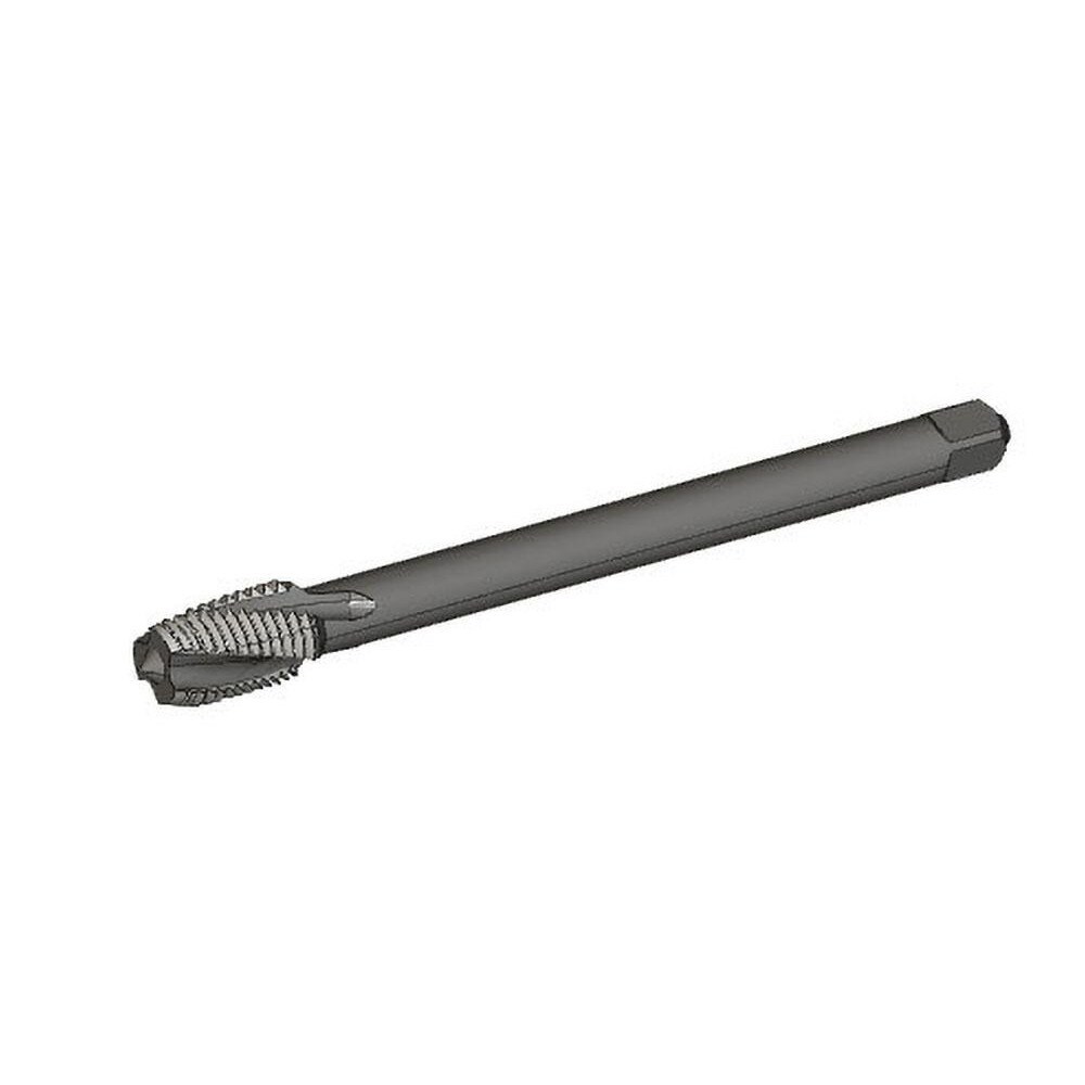 Spiral Flute Tap: M10 x 1.25, Metric Fine, 3 Flute, Modified Bottoming, 6H Class of Fit, Cobalt, Bright/Uncoated