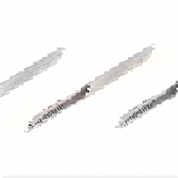 Spiral Flute Tap: #10-32, UNF, 3 Flute, Plug, 2B Class of Fit, Cobalt, Bright/Uncoated