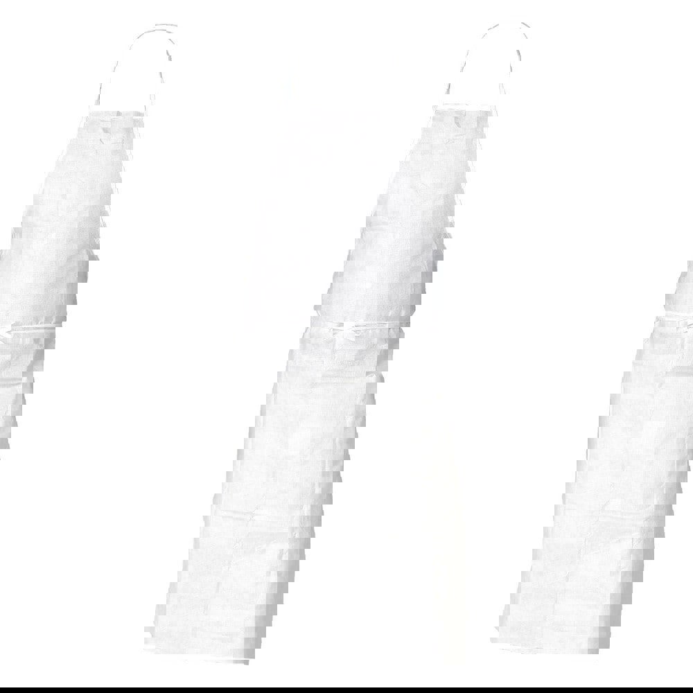 Disposable Bib Apron: Water Protection, Size Universal, White