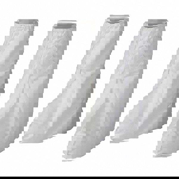 Boot Cover: Microporous Film Laminate & Vinyl, White