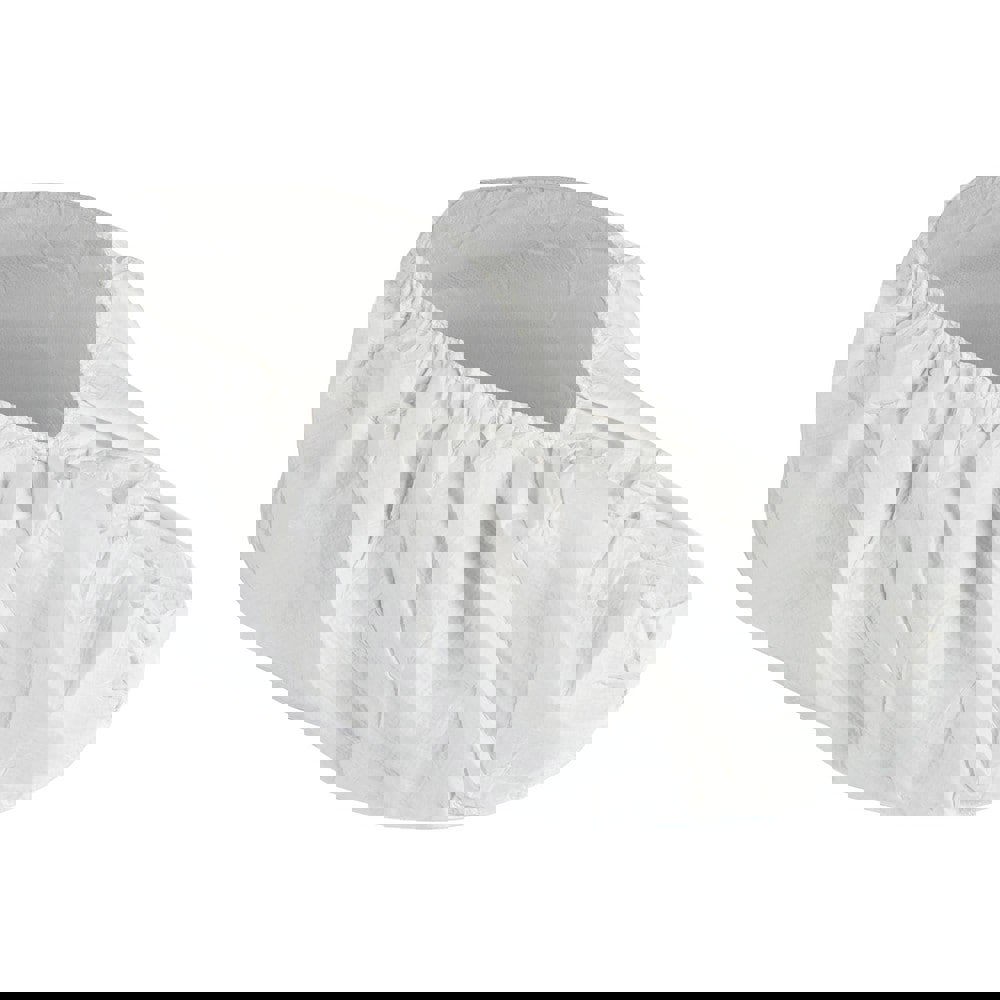 Shoe Cover: Non Chemical-Resistant, Film Laminate, White