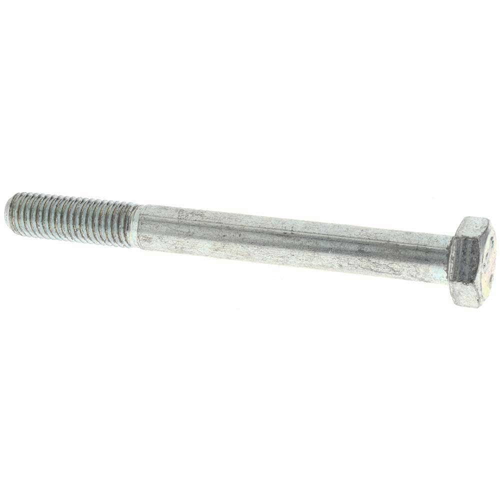Hex Head Cap Screw: M10 x 1.50 x 100 mm, Grade 10.9 Steel, Zinc-Plated