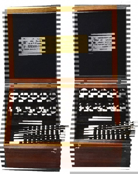 15 Piece, 10 to 14mm Keyway Width, Style D Keyway Broach Set