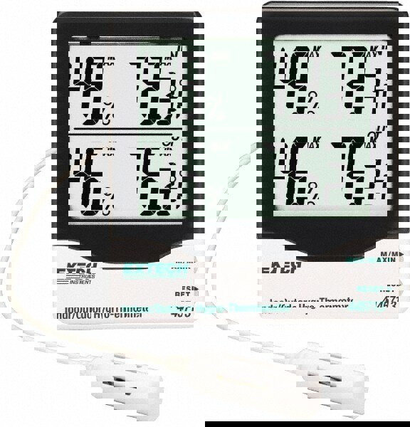 Thermometer/Hygrometers & Barometers; Minimum Relative Humidity (%): 10; Maximum Relative Humidity (%): 99.00; Minimum Temperature (C): -10; Minimum Temperature (F): 14; Maximum Temperature (C): 140.0 0C; 140.0 0F; 140.0 0; 60; Maximum Temperature (F): 14