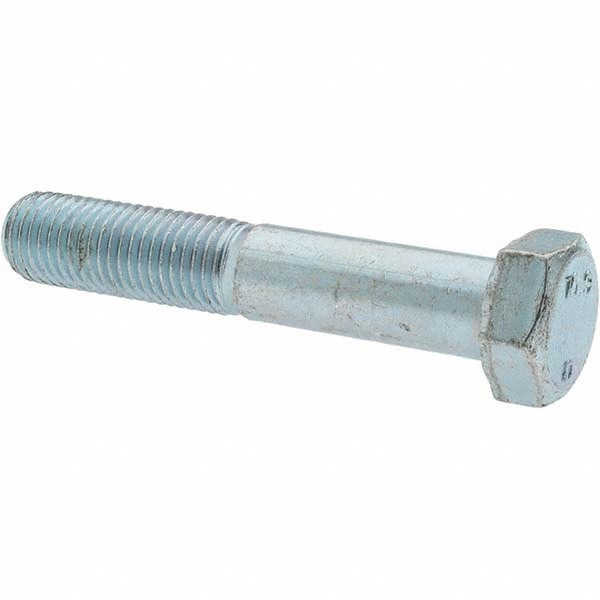 Hex Head Cap Screw: M16 x 2.00 x 90 mm, Grade 10.9 Steel, Zinc-Plated