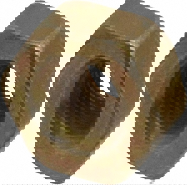 Hex Lock Nut: Distorted Thread, 1/4-20, Grade L9 Steel, Cadmium Dichromate Finish