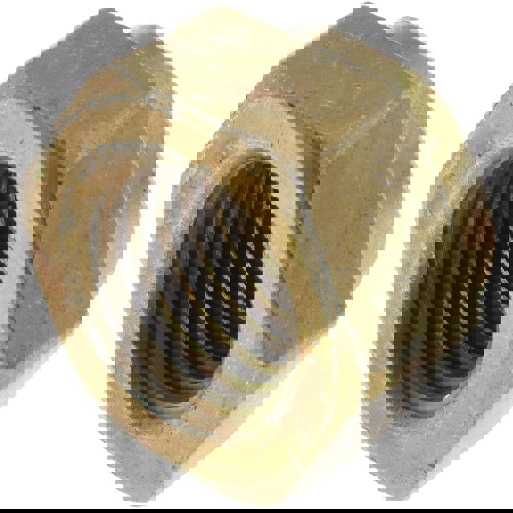 Hex Lock Nut: Distorted Thread Lock, 3/4-10, Grade L9 Steel, Cadmium Dichromate Finish