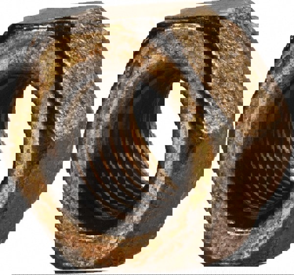 Hex Lock Nut: Distorted Thread, 5/16-24, Grade L9 Steel, Cadmium Dichromate Finish