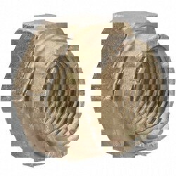 Hex Lock Nut: Distorted Thread, 9/16-18, Grade L9 Steel, Cadmium Dichromate Finish