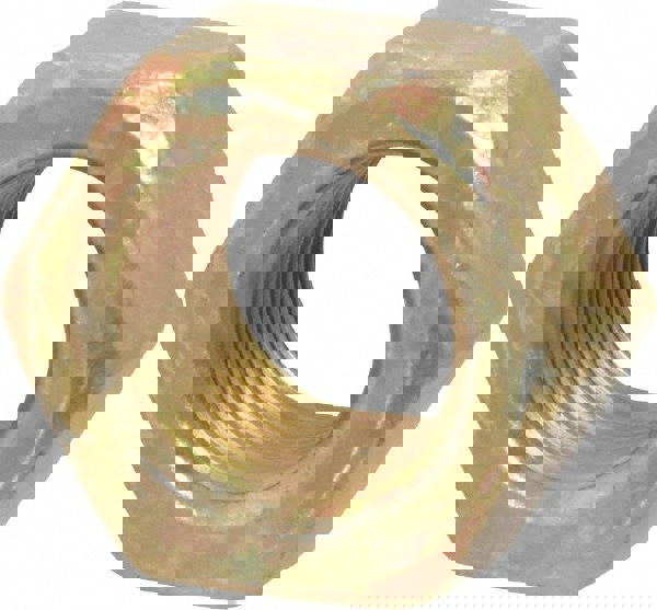 Hex Lock Nut: Distorted Thread Lock, 5/8-18, Grade L9 Steel, Cadmium Dichromate Finish