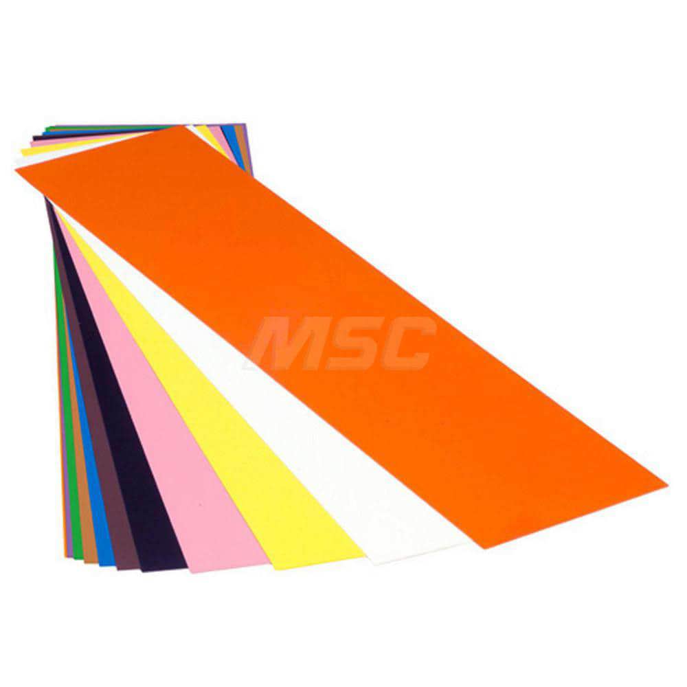 Plastic Shim Stock; Type: Flat Sheet ; Thickness (Decimal Inch): 0.0150 ; Width (Inch): 10.0000 ; Length (Inch): 20 ; Color: Pink