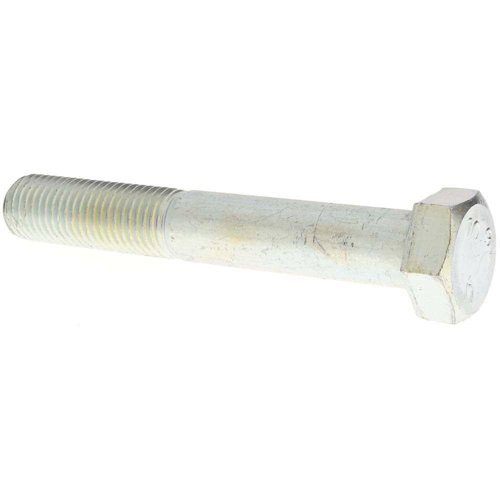 Hex Head Cap Screw: M24 x 3.00 x 160 mm, Grade 10.9 Steel, Zinc-Plated