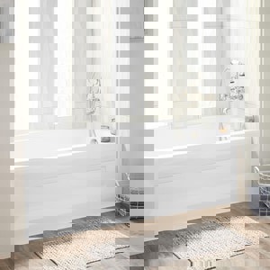 60 in. x 30 in. Soaker Alcove Bathtub with Right Drain in White