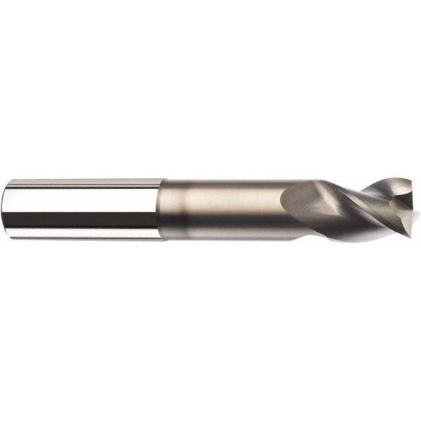 Corner Radius End Mill: 6 mm Dia, 13 mm LOC, 0.5 mm Radius, 3 Flutes, Solid Carbide